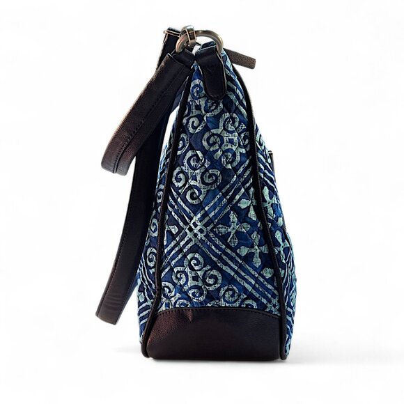 Vera Bradley Vivian Hobo Cuban Tiles Bag W/Wallet Convertible Hobo Faux Leather - Picture 7 of 10